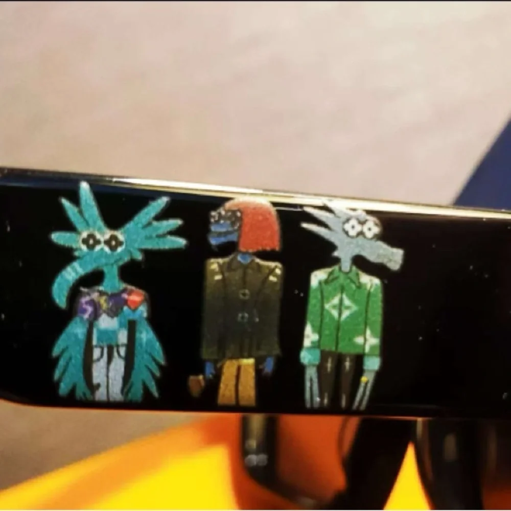 Louis Vuitton 1.1 Millionaire Sunglasses Cartoon Friends Monogram Black Designer - Picture 3 of 16